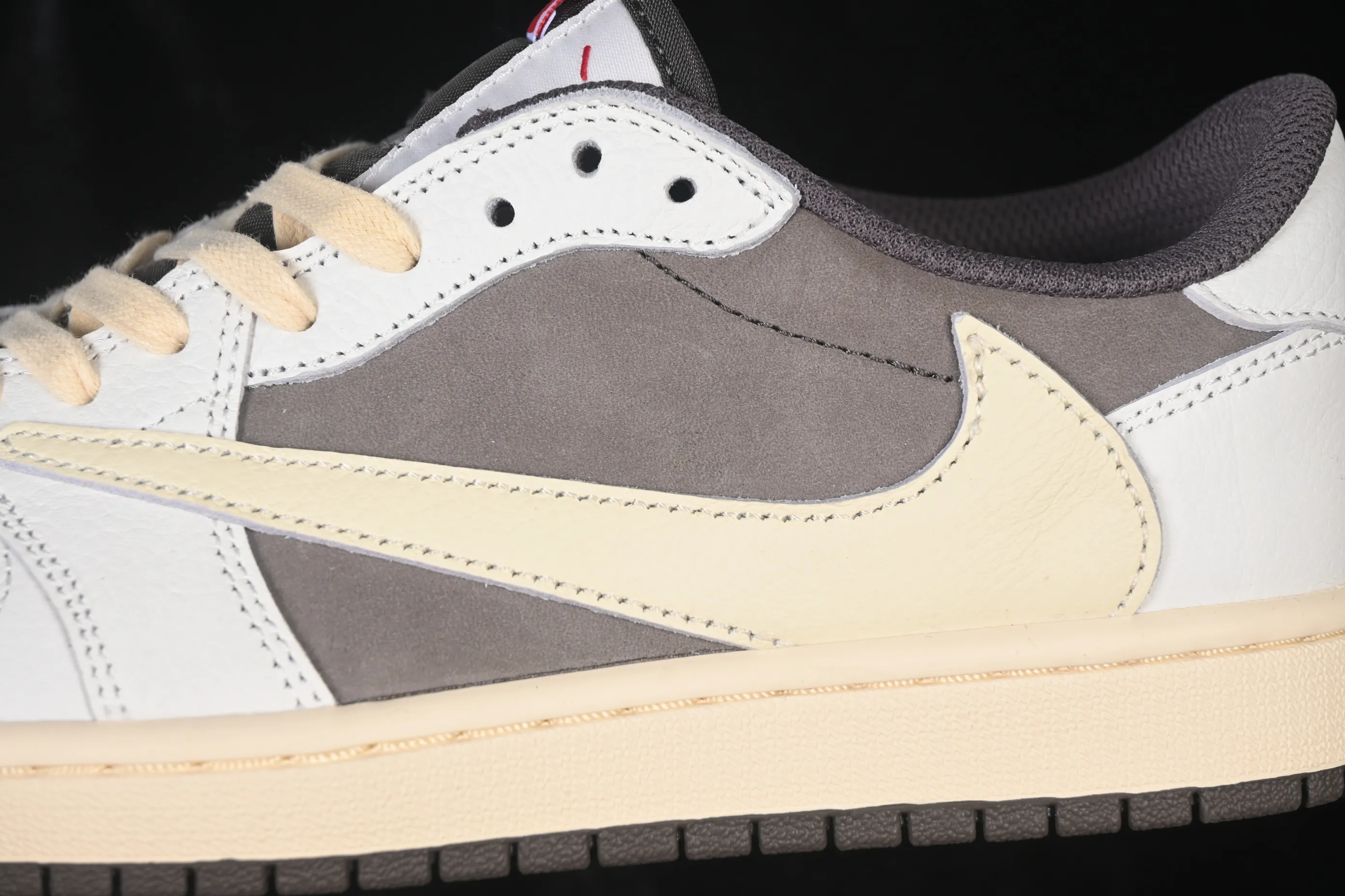 All categories Air Jordan Jordan series basketball shoes Air Jordan 1 Low ZG version Travis Scott x Air Jordan 1 Low OG AJ1 Joe 1 undercut low top full head layer DM7866-162